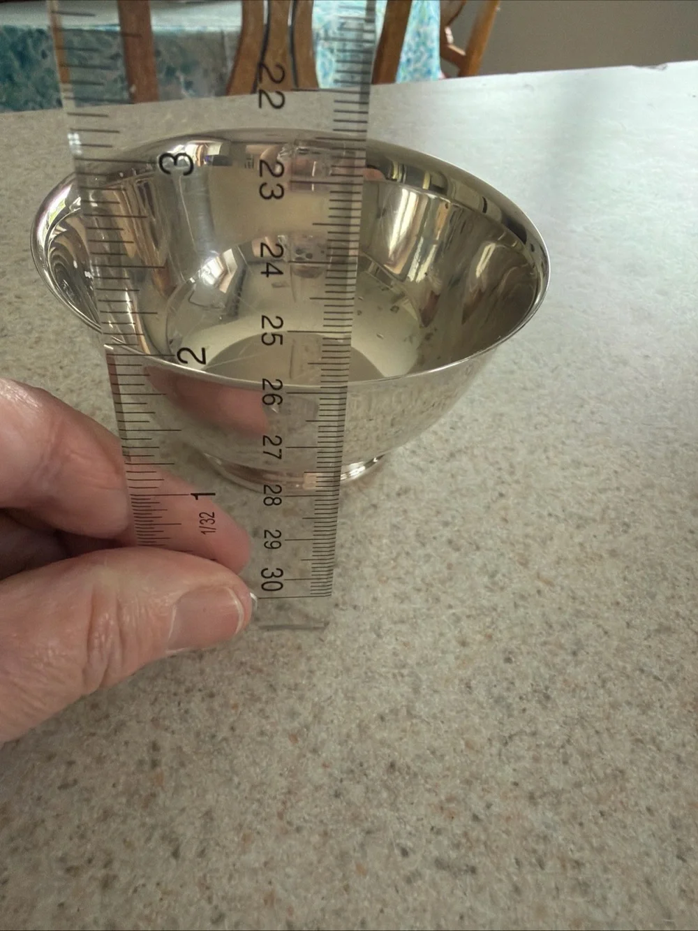Vintage Silver Plate Paul Revere Serving Bowl small 3.78 inches